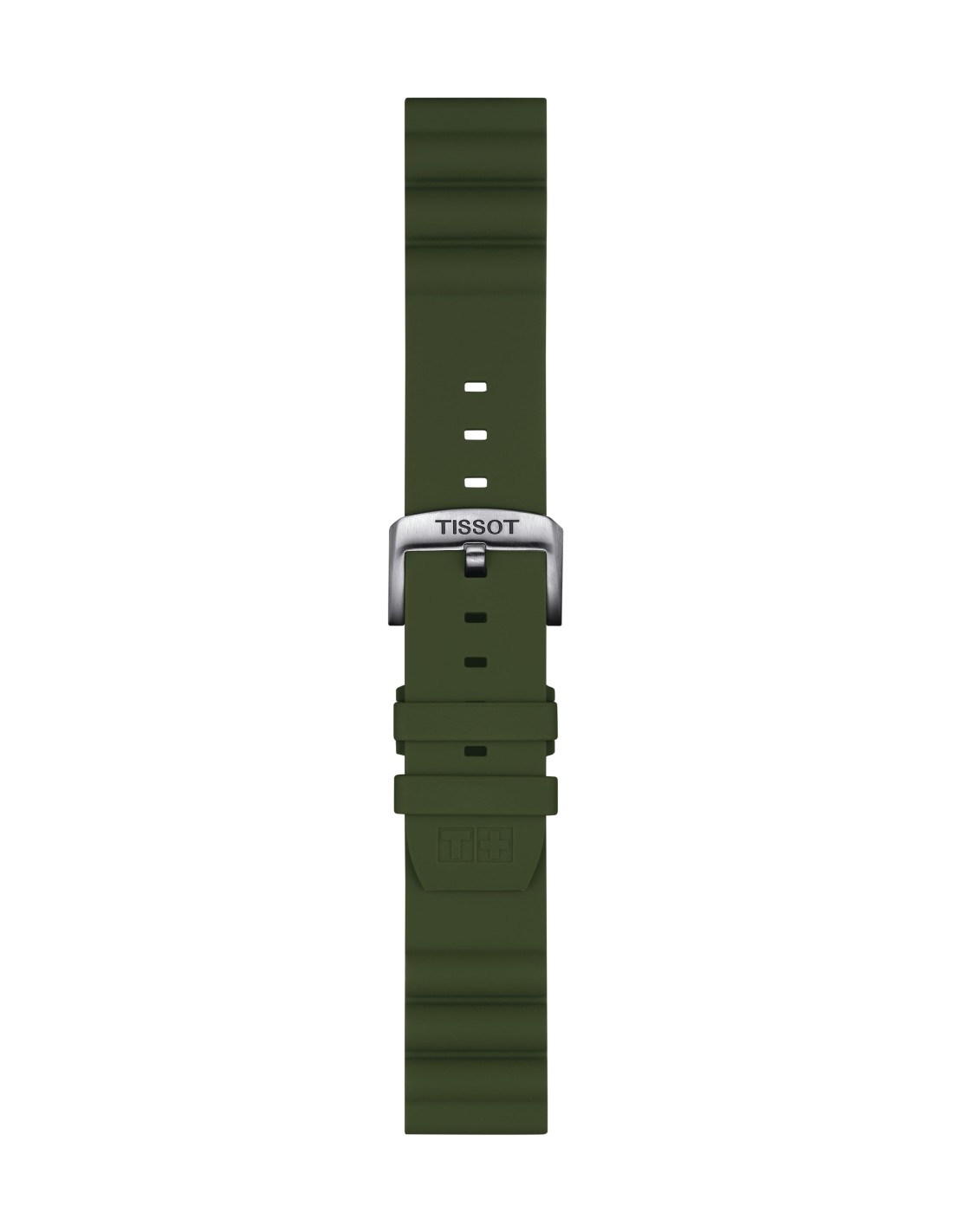 Tissot Official Khaki Silicone Strap Lugs 22 mm