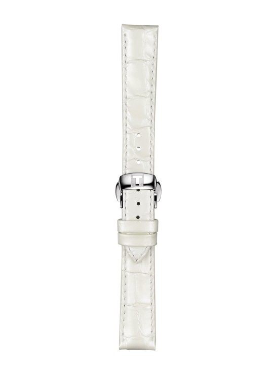 Cinturino Tissot Bianco in Pelle Stampata 15 mm