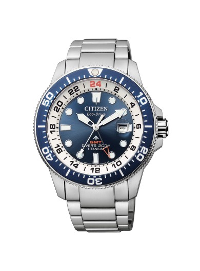 Citizen Promaster Diver's Eco Drive GMT Super Titanio BJ7111-86L